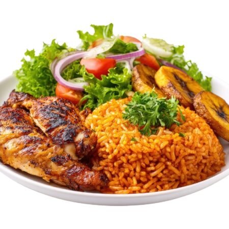 Jollof Rice with Chicken